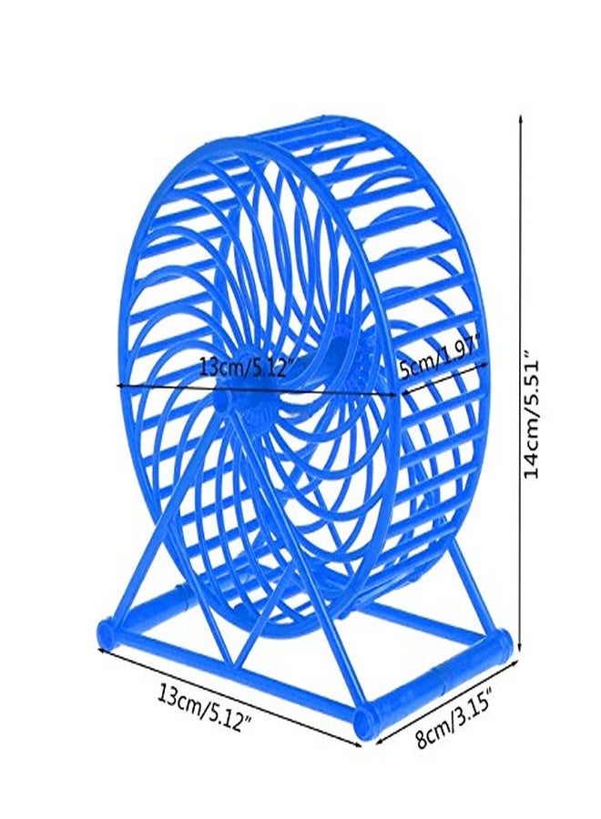 Sage Square 13cm Jumbo Running Cum Jogging Cum Exercise Wheel for Hamster/Dwarf/Gerbil/Mice/Mouse (Blue) - Image 2